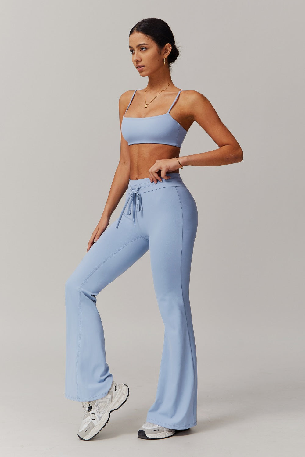 Ivanna Sports Bra - Silver Blue (FINAL SALE)