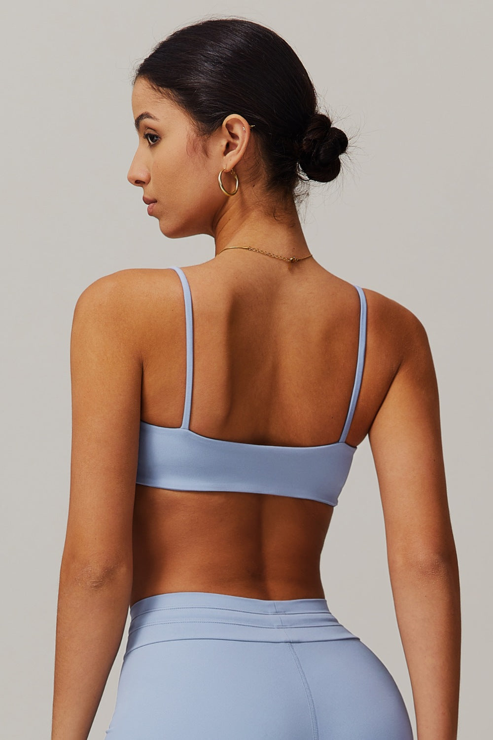 Ivanna Sports Bra - Silver Blue (FINAL SALE)