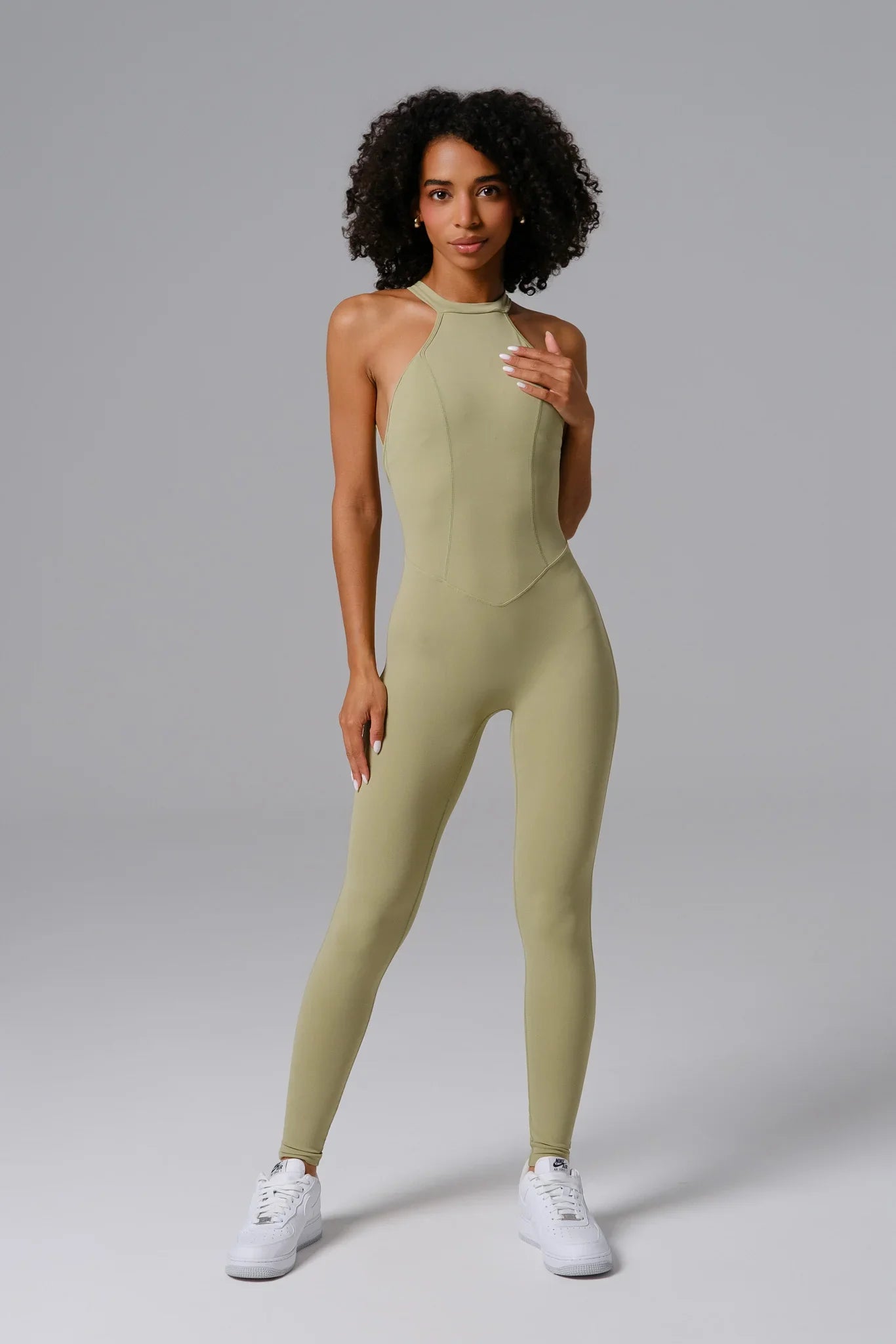 Aiden Jumpsuit - Pistachio