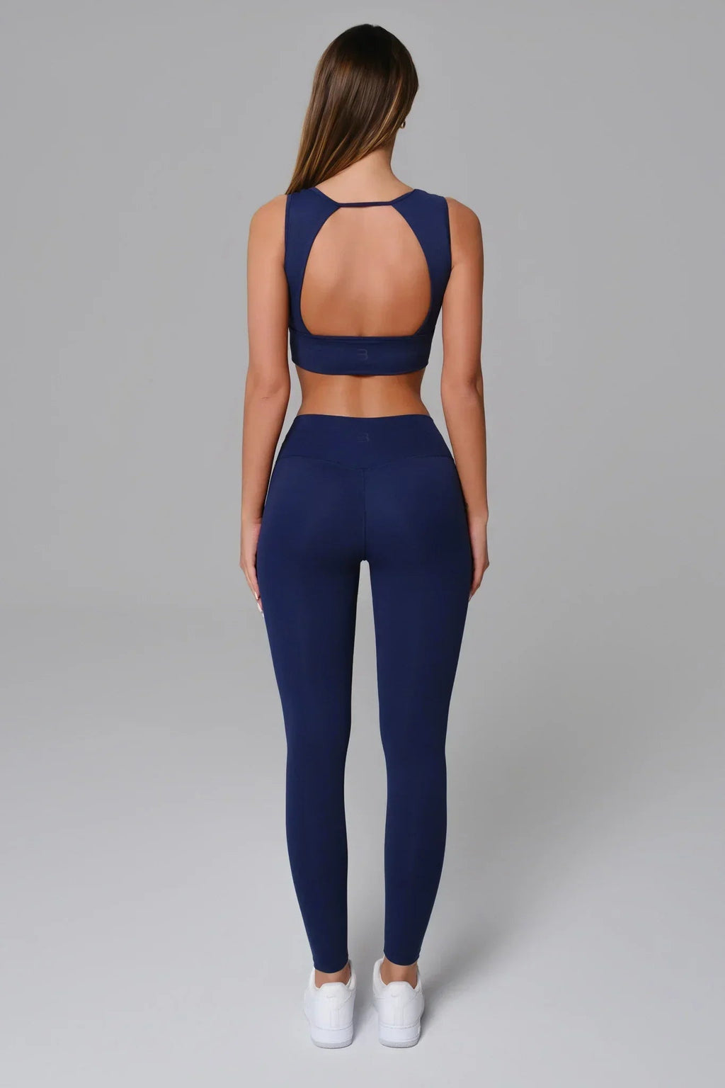 Allison Plunge Sports Bra - Soft Navy