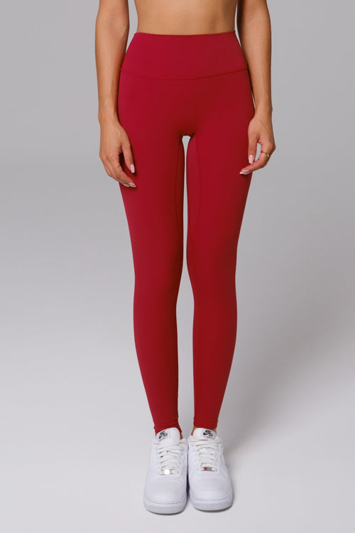 Aria Leggings - Maroon (FINAL SALE)