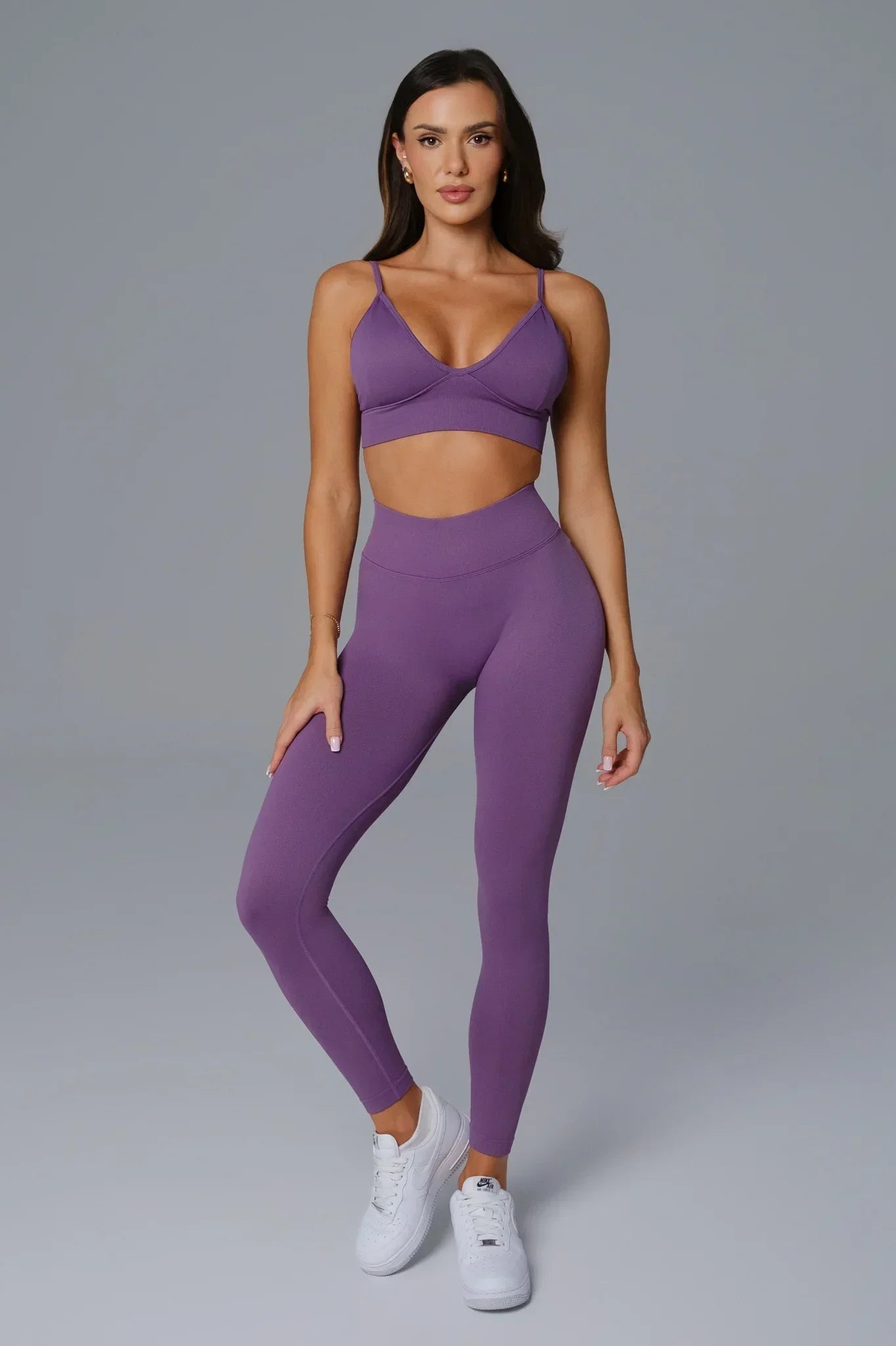 Asha Sports Bra - Amethyst