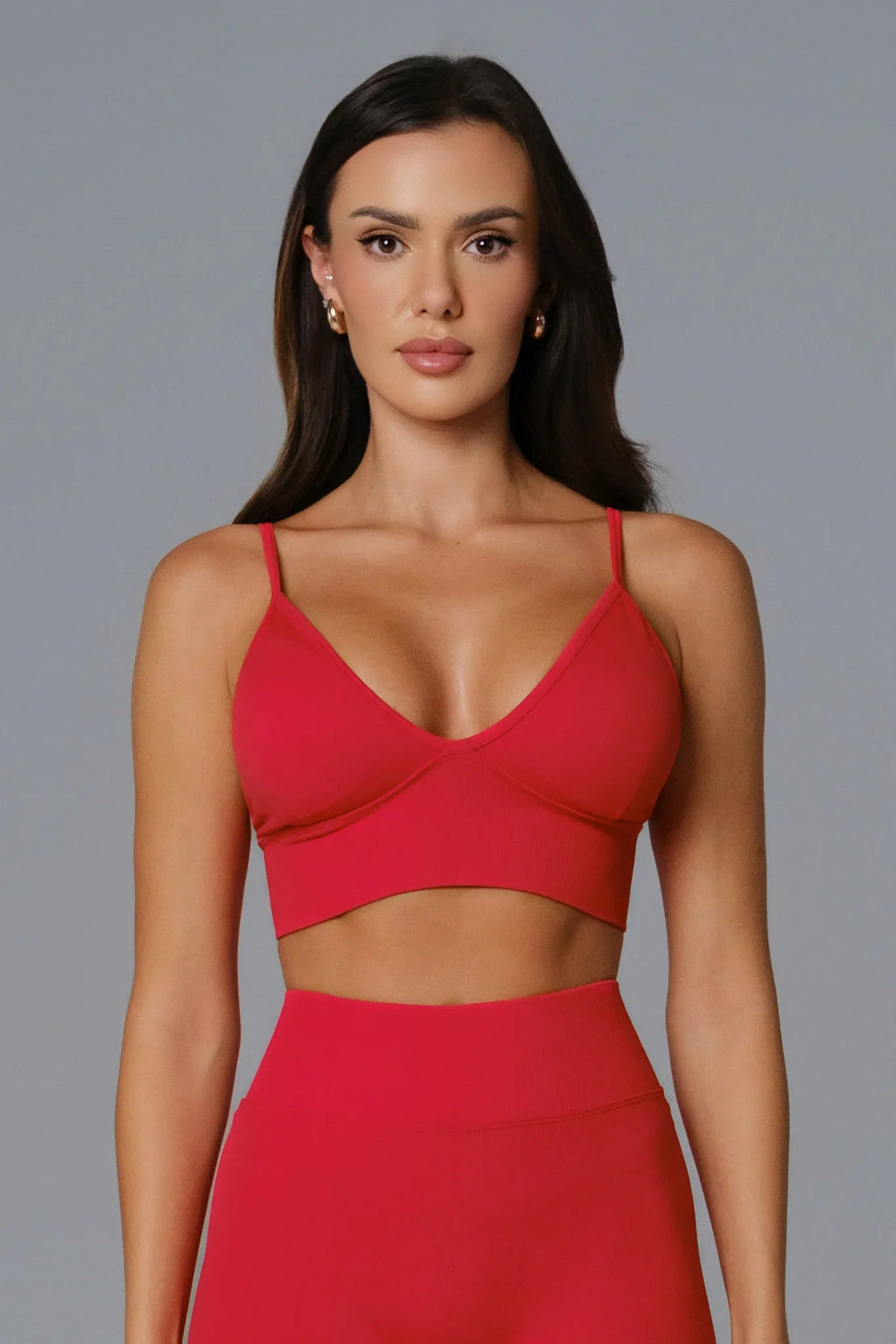 Asha Sports Bra - Rouge Red