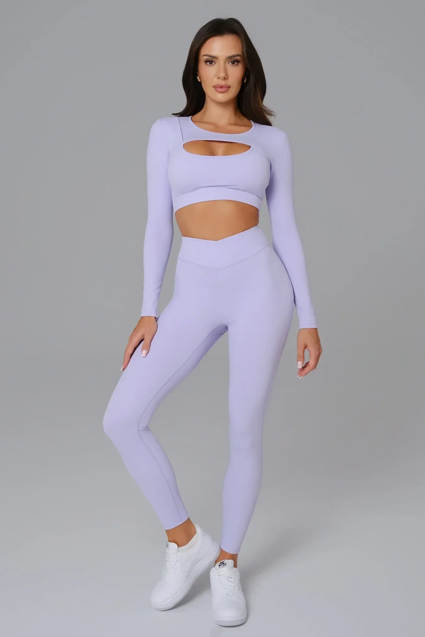 Ashley Long Sleeve Top - Wisteria