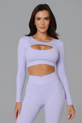 Ashley Long Sleeve Top - Wisteria