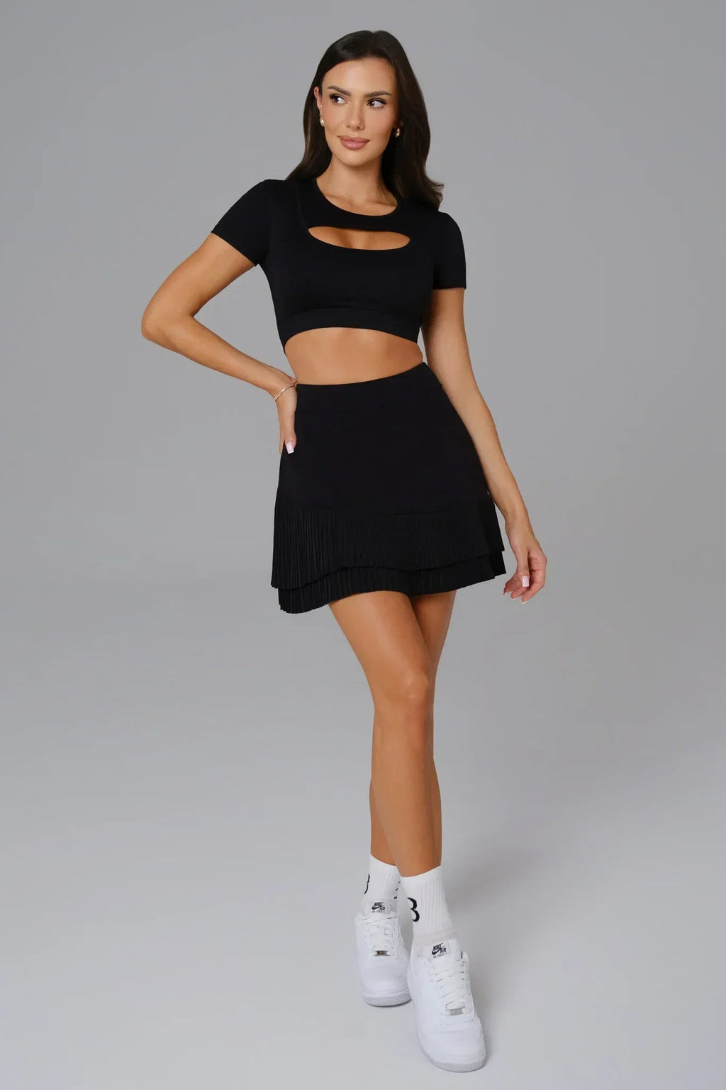 Ashley Crop Top - Black
