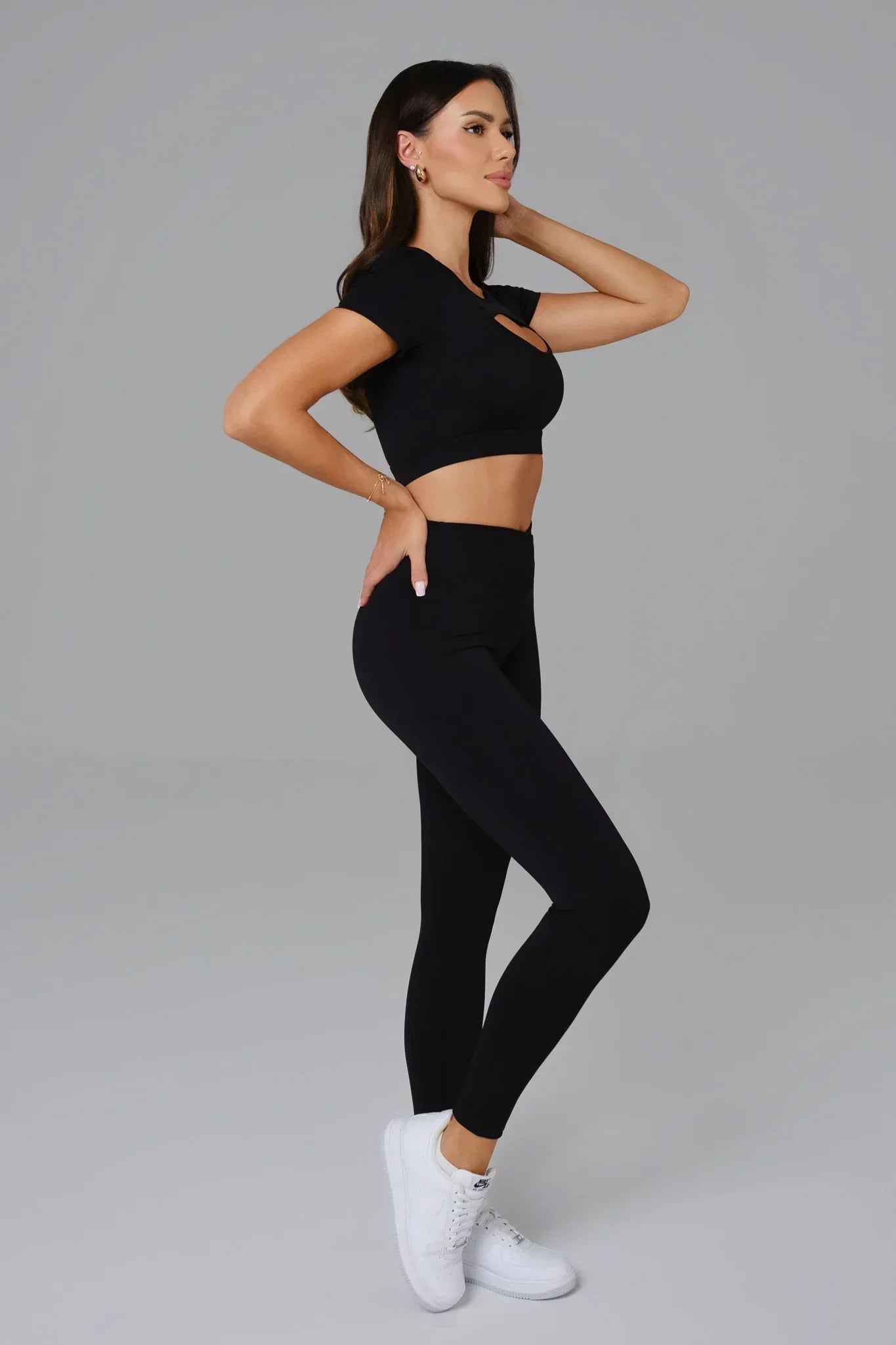 Ashley Crop Top - Black