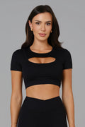Ashley Crop Top - Black