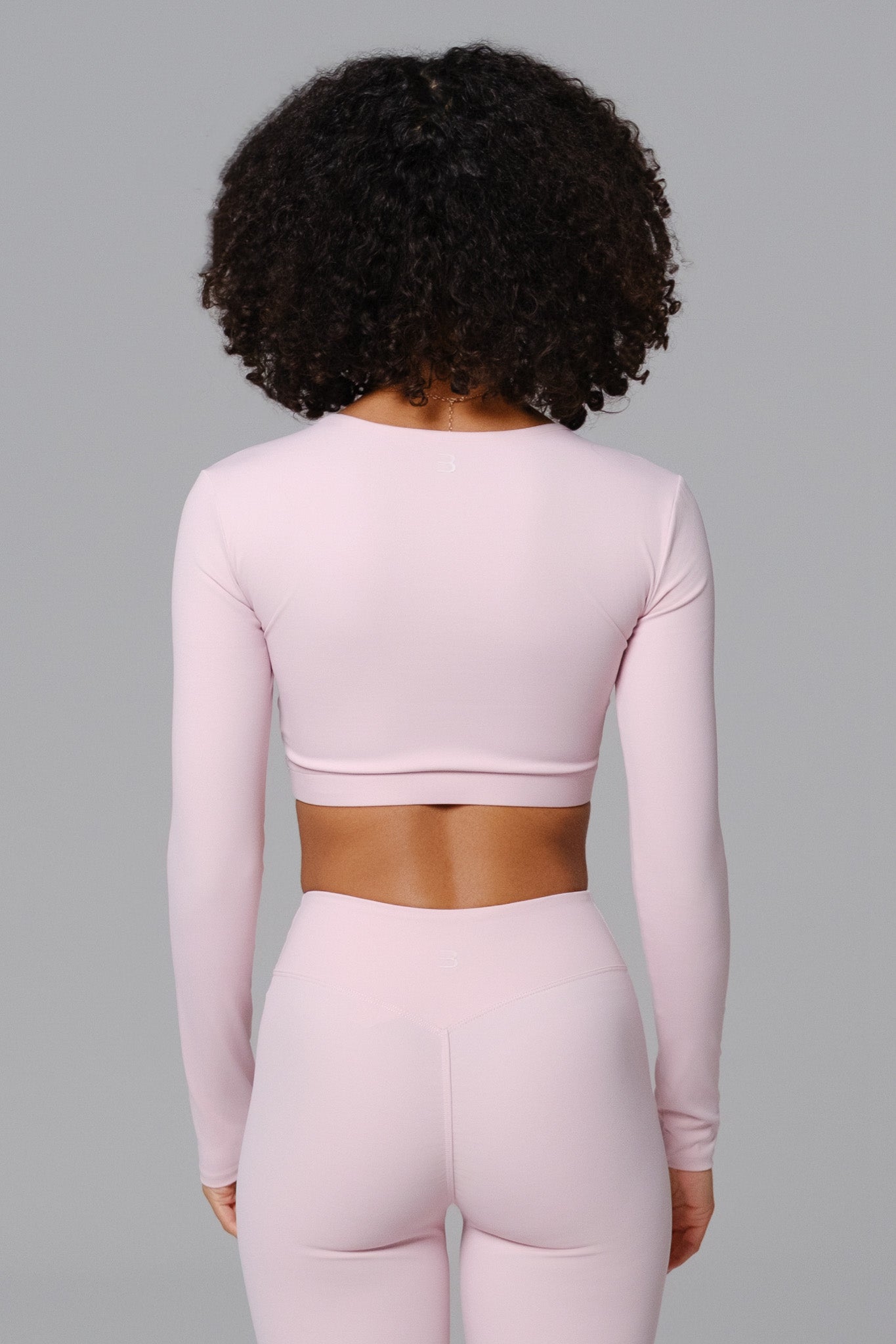 Ashley Long Sleeve Top - Blush Pink
