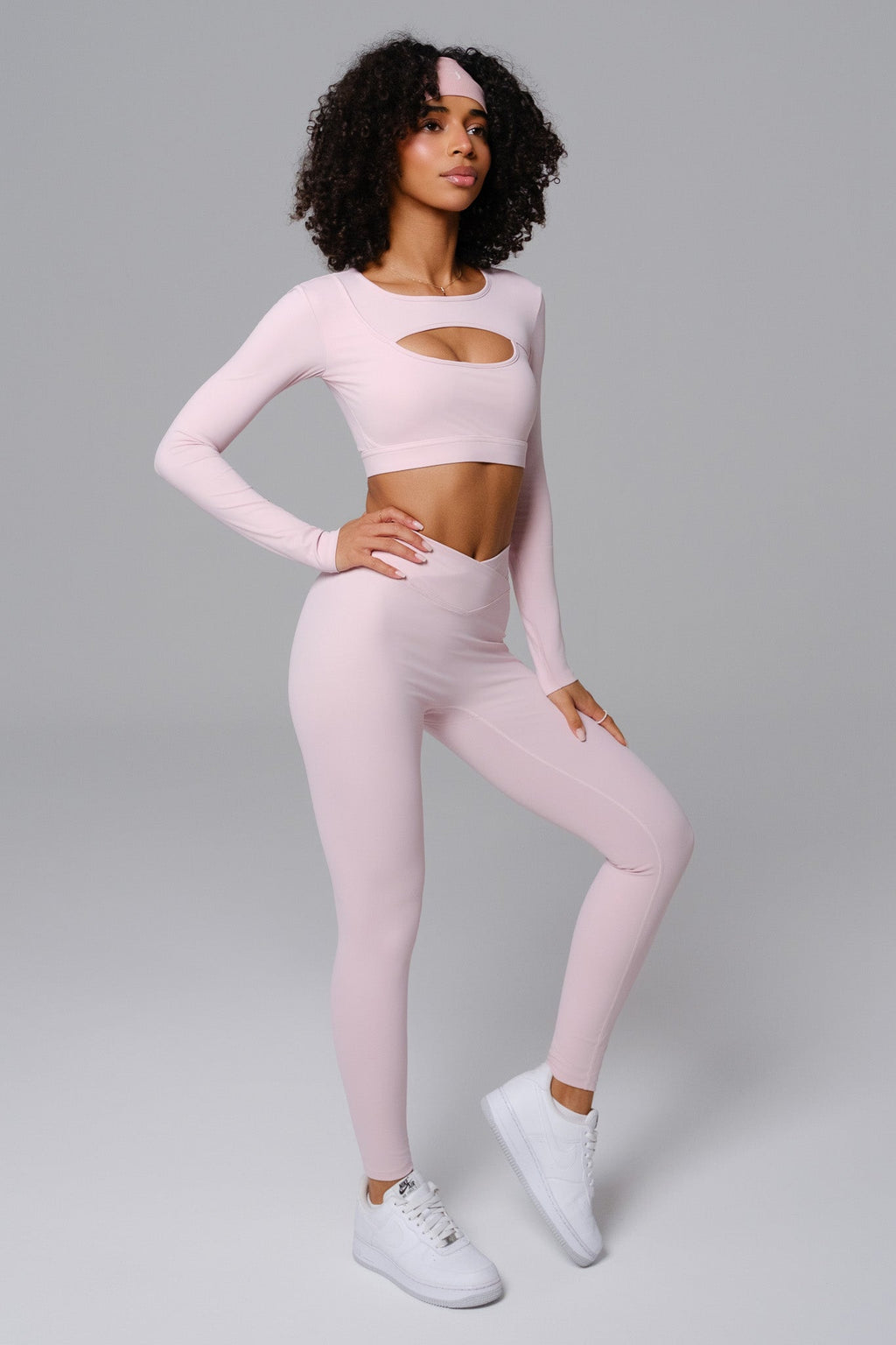 Ashley Leggings - Blush Pink
