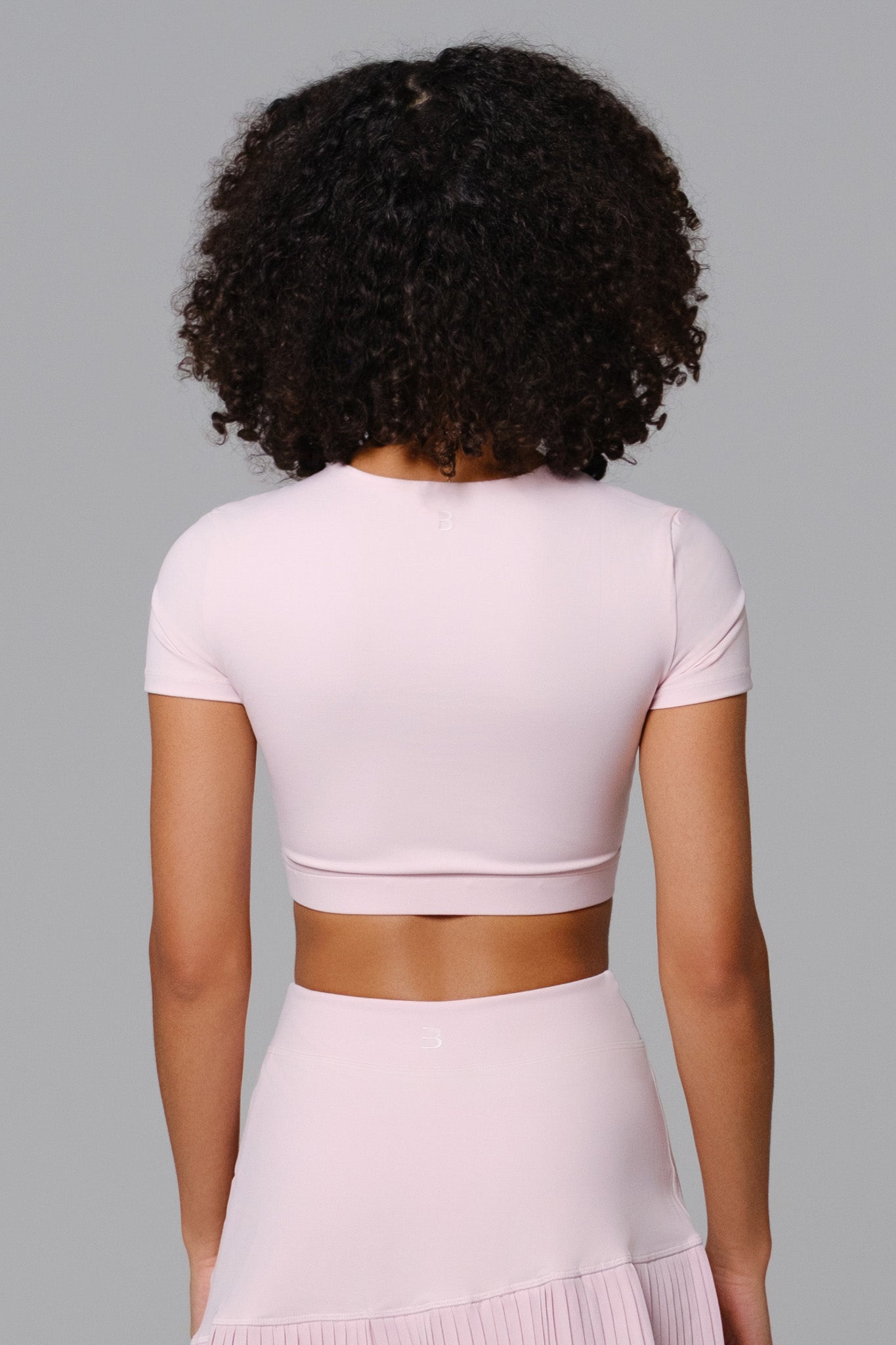 Ashley Crop Top - Blush Pink (FINAL SALE)