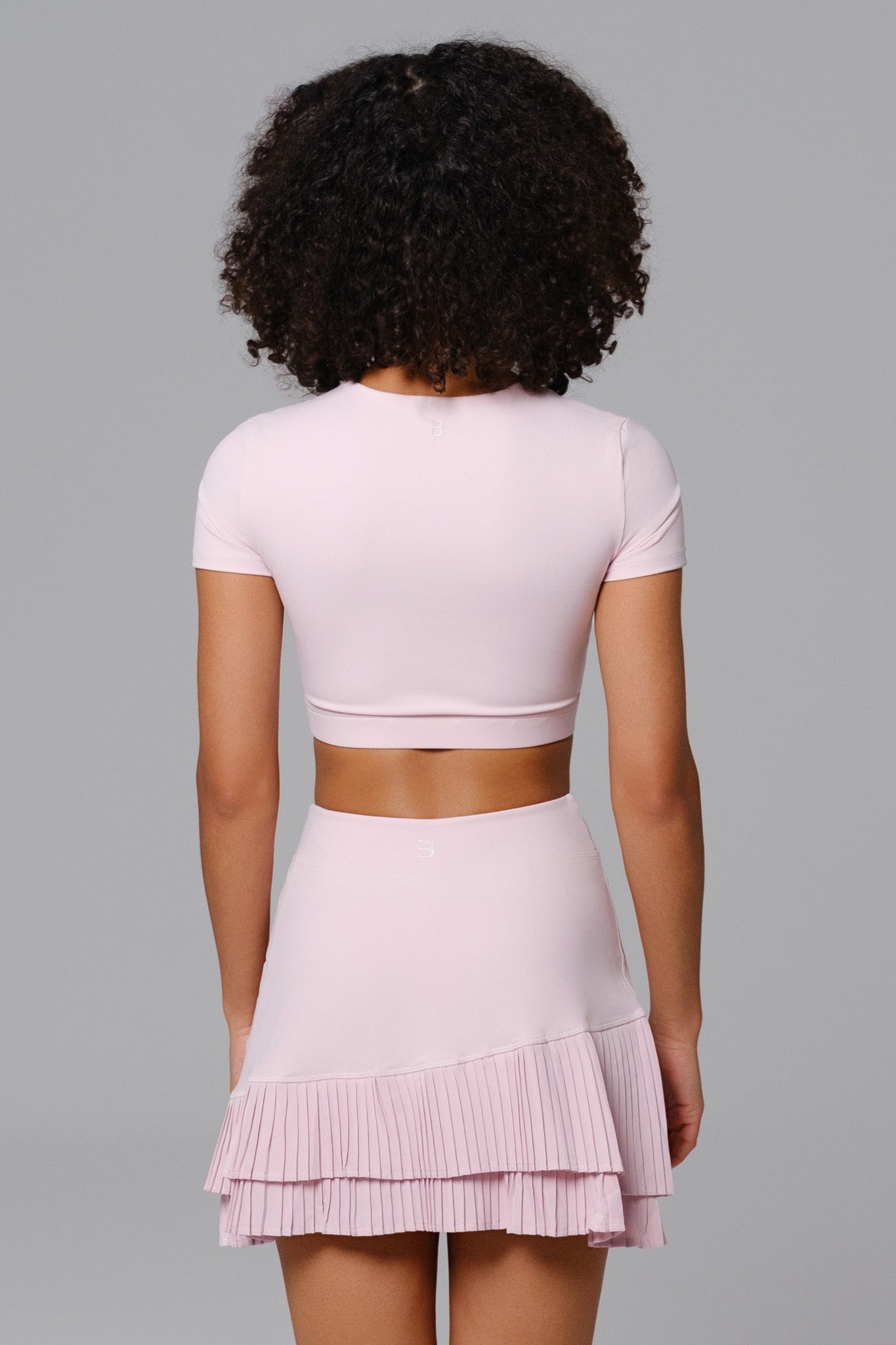 Ashley Mini Skirt - Blush Pink (FINAL SALE)