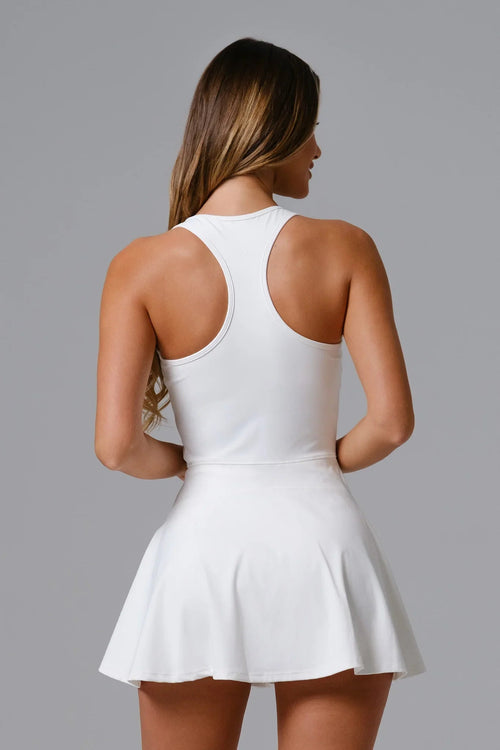 Audrey Mini Dress - White