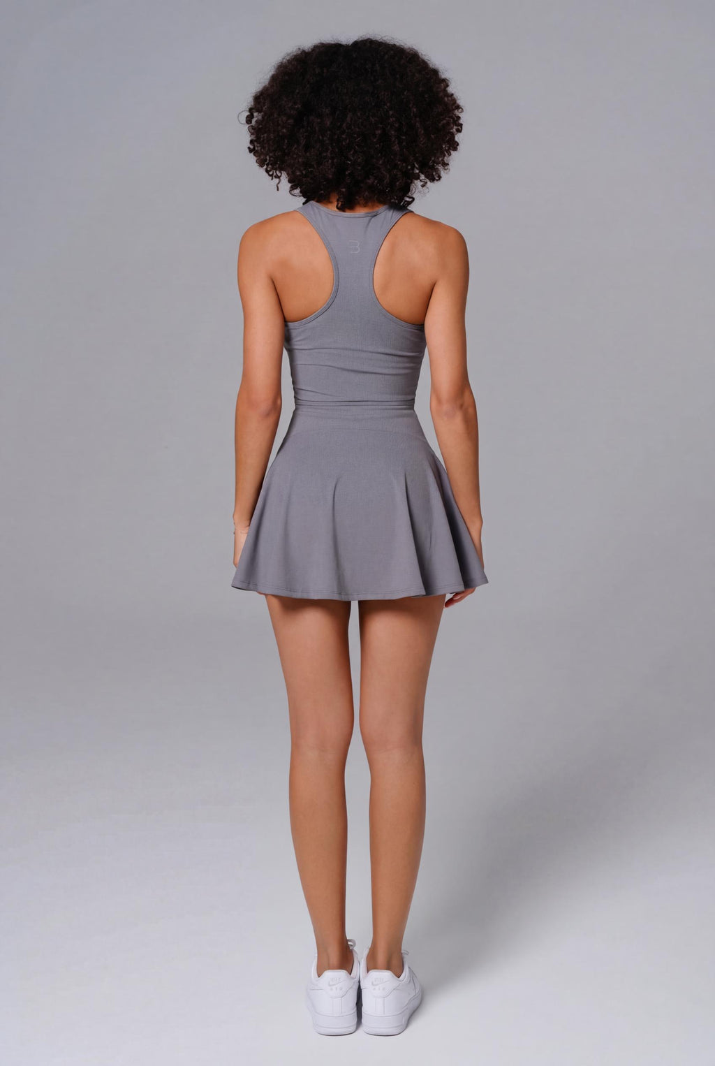 Audrey Mini Dress - Aesthetic Gray
