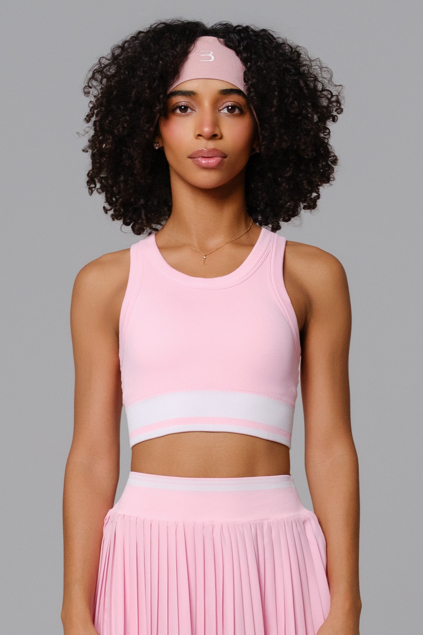 Avery Crop Top - Light Pink