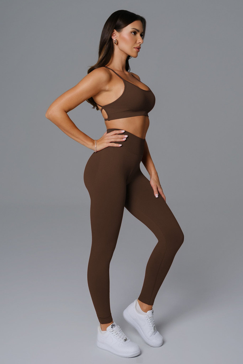 Briana Leggings - Dark Brown