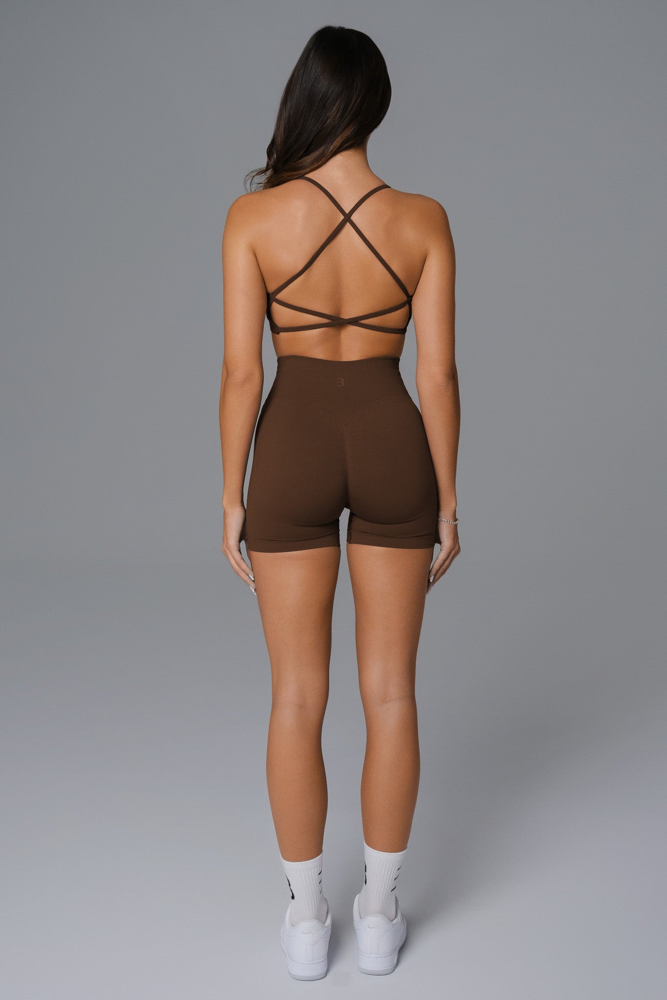 Shorts Briana - Marrom escuro