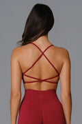 Briana Sports Bra - Maroon