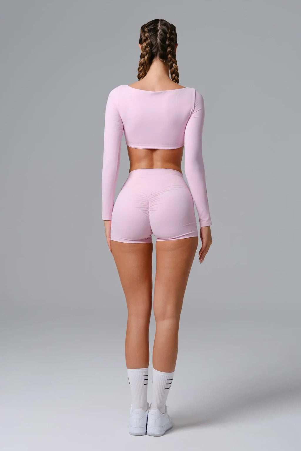Conjunto Camila Shorts - Rosa Claro