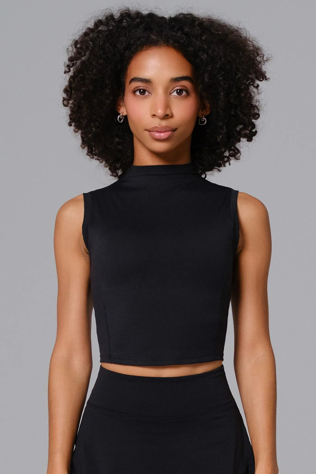 Colleen Crop Top - Black
