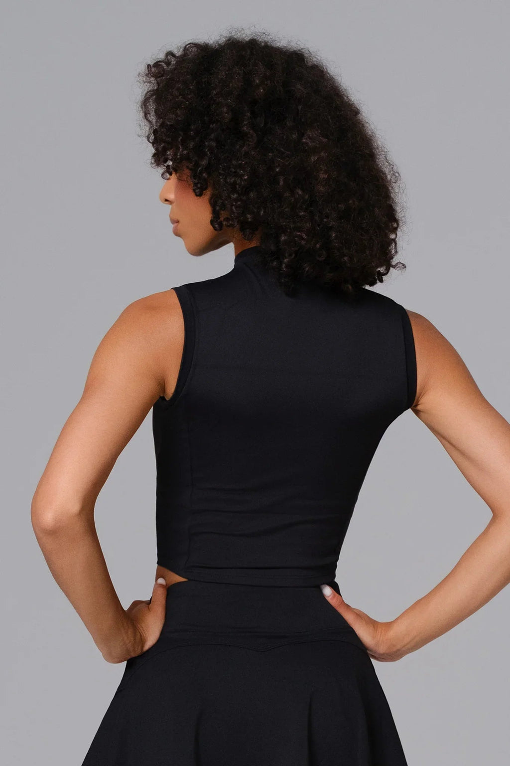Colleen Crop Top - Black