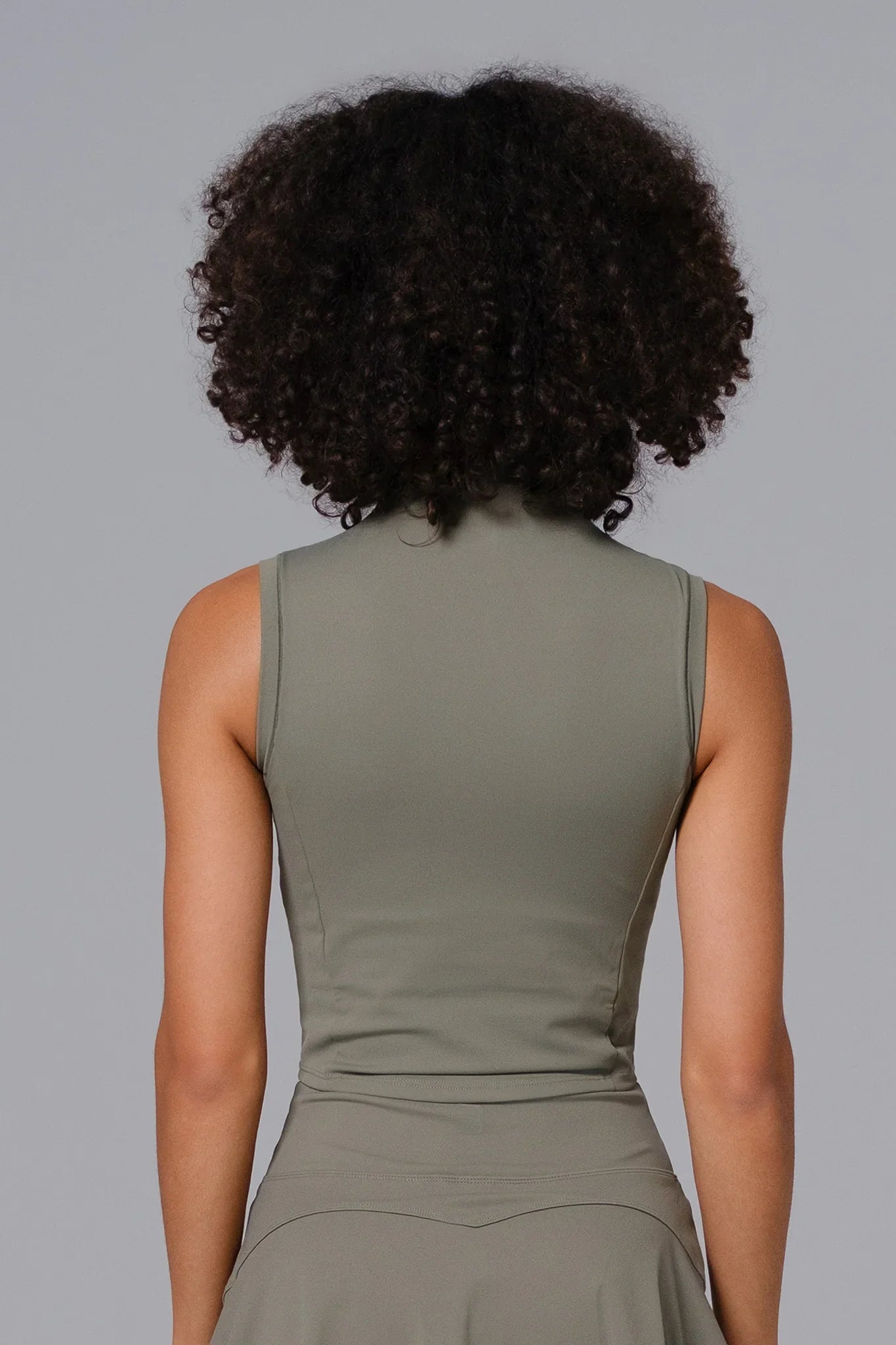 Colleen Crop Top - Ebony