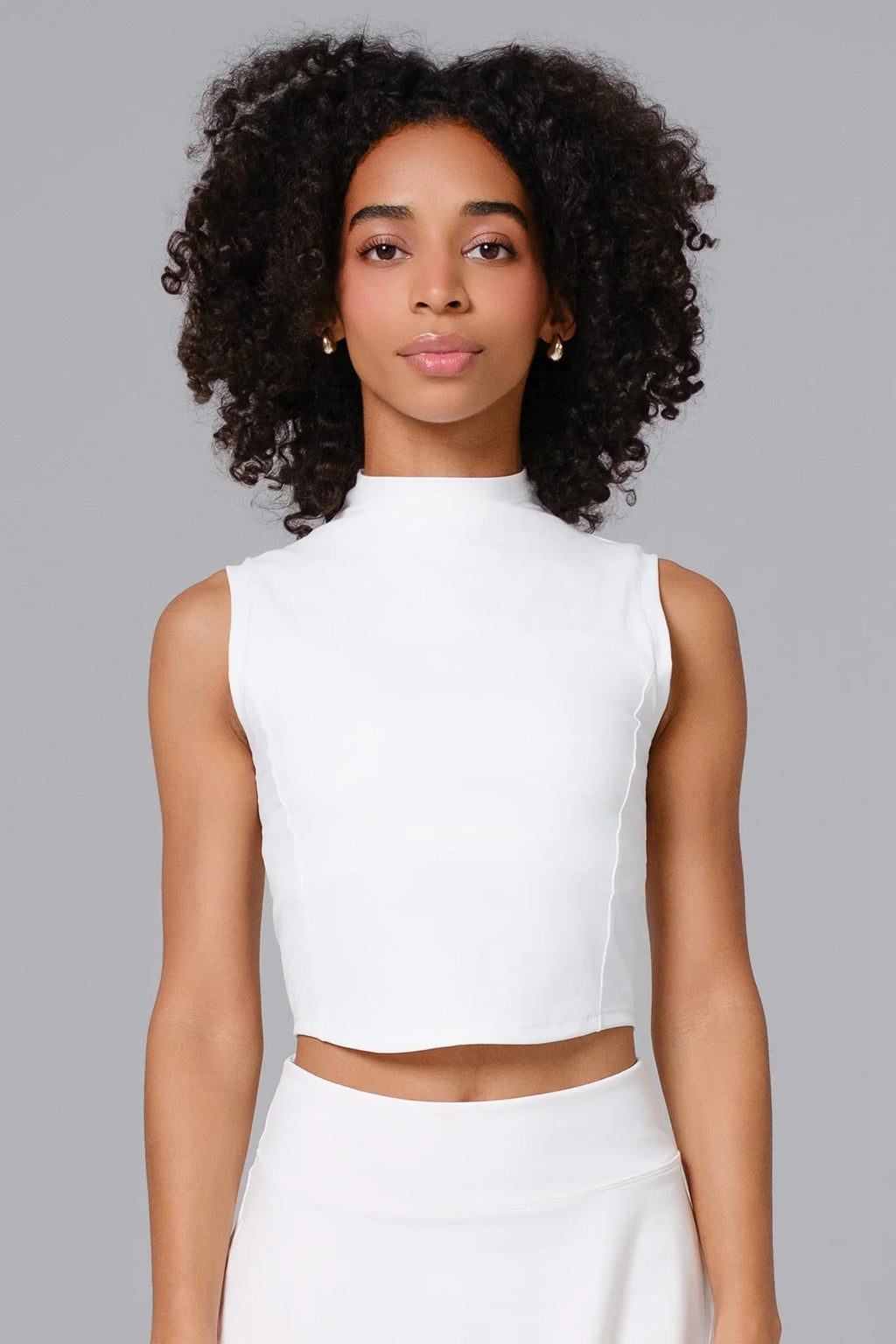 Colleen Crop Top - White