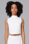 Colleen Crop Top - White