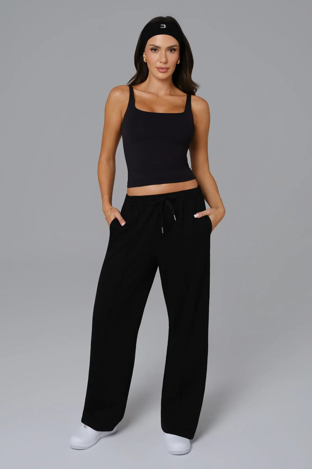 Conjunto Ellie Manga Curta - Preto