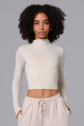 Ellie Long Sleeve Top - Ivory