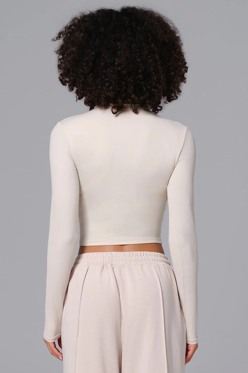 Blusa Manga Longa Ellie - Areia