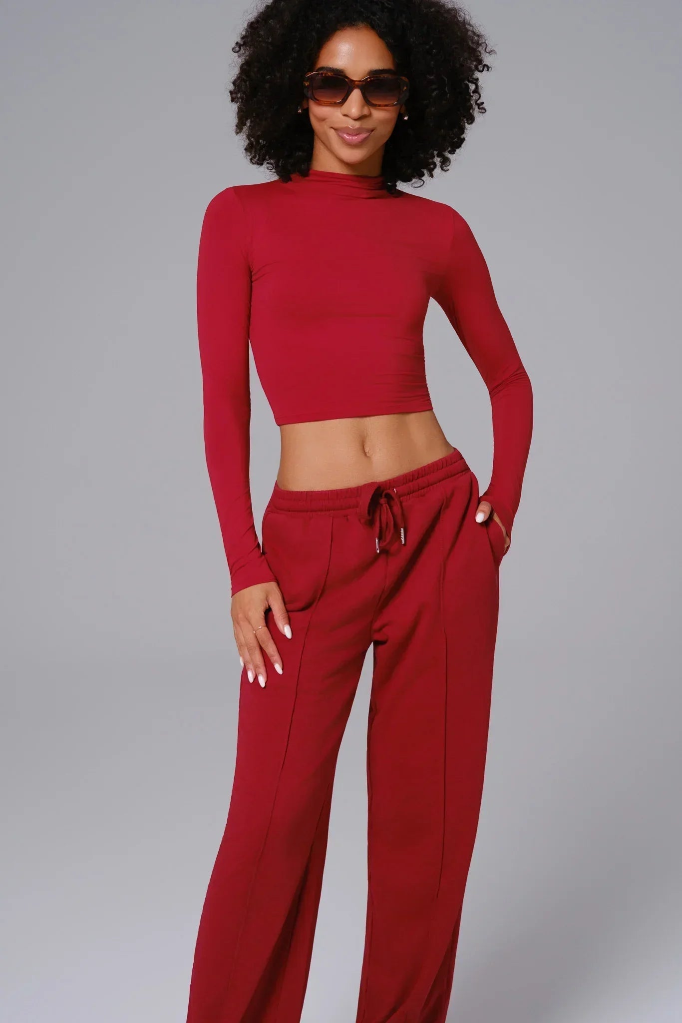 Ellie Sweatpants - Maroon