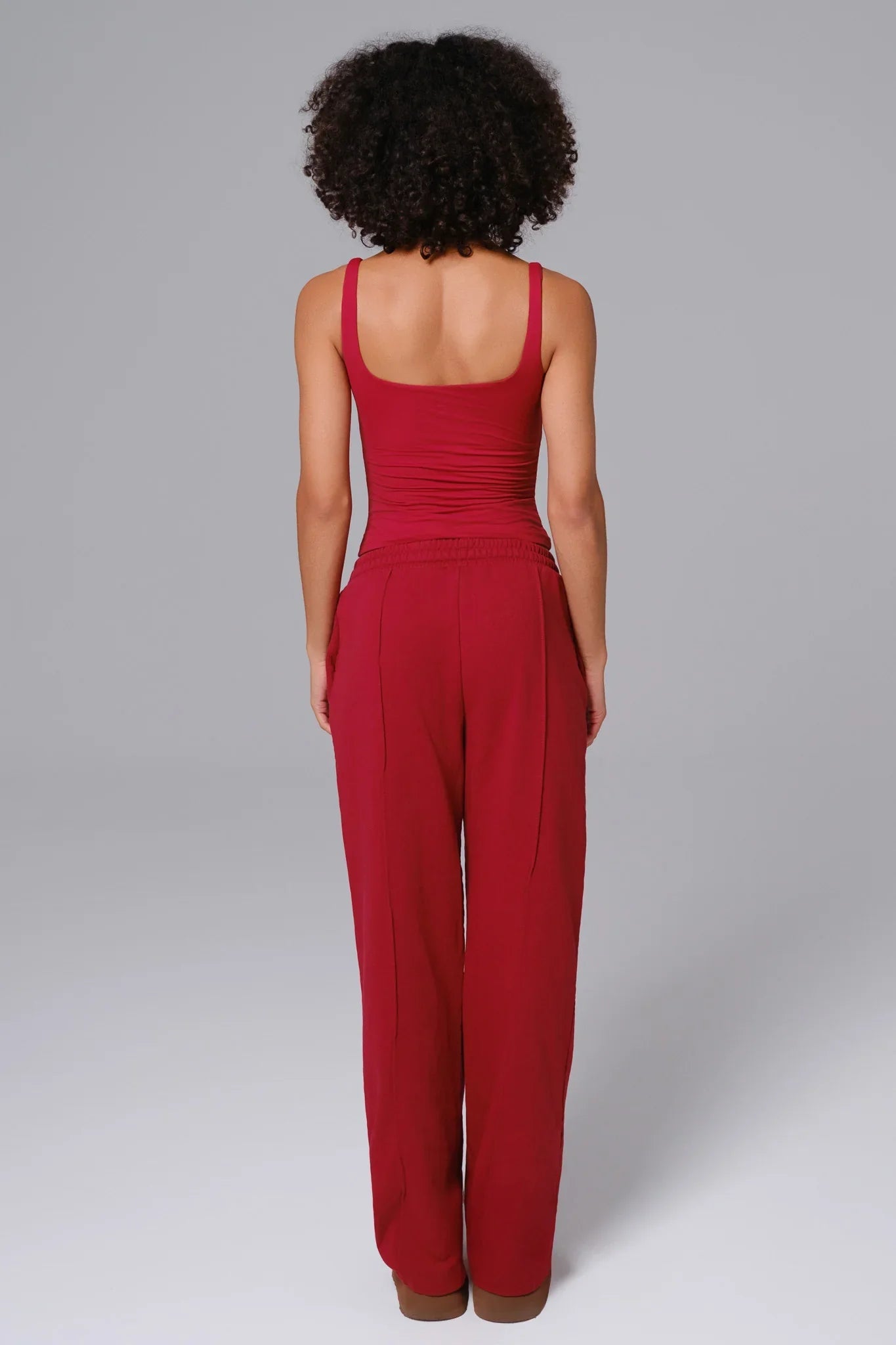 Ellie Sleeveless Top - Maroon