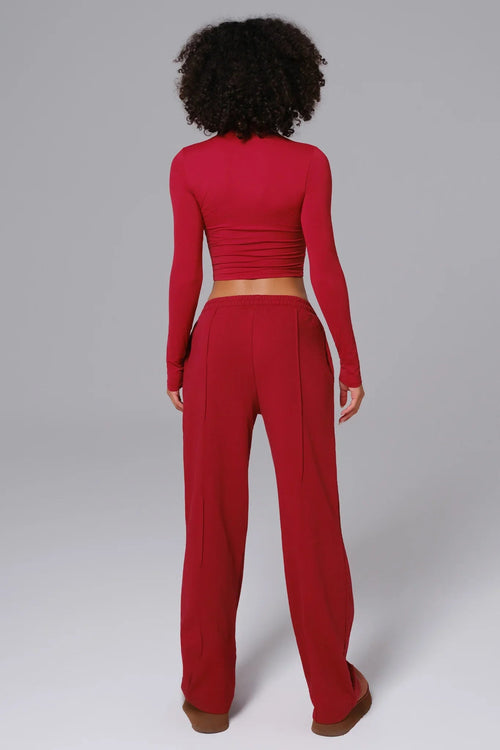 Calça de Moletom Ellie - Bordô