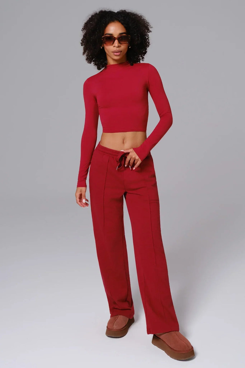 Ellie Sweatpants - Maroon