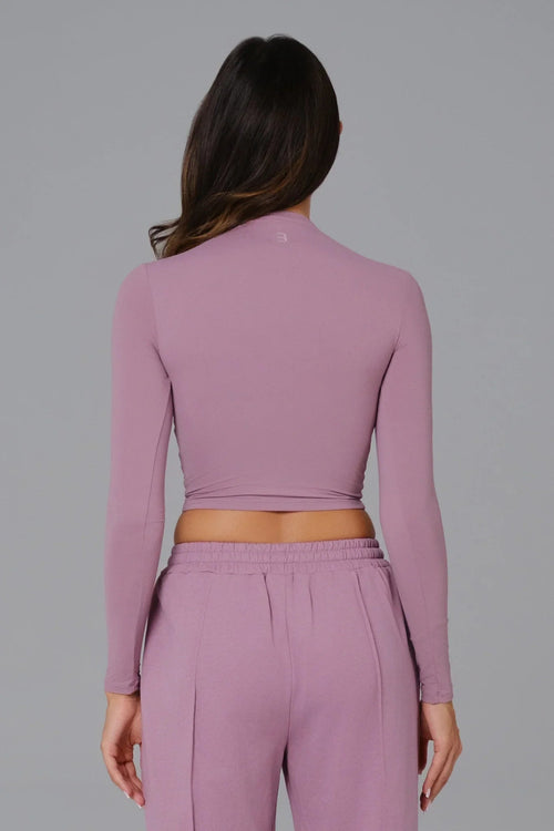 Blusa Manga Longa Ellie - Rosa Queimado