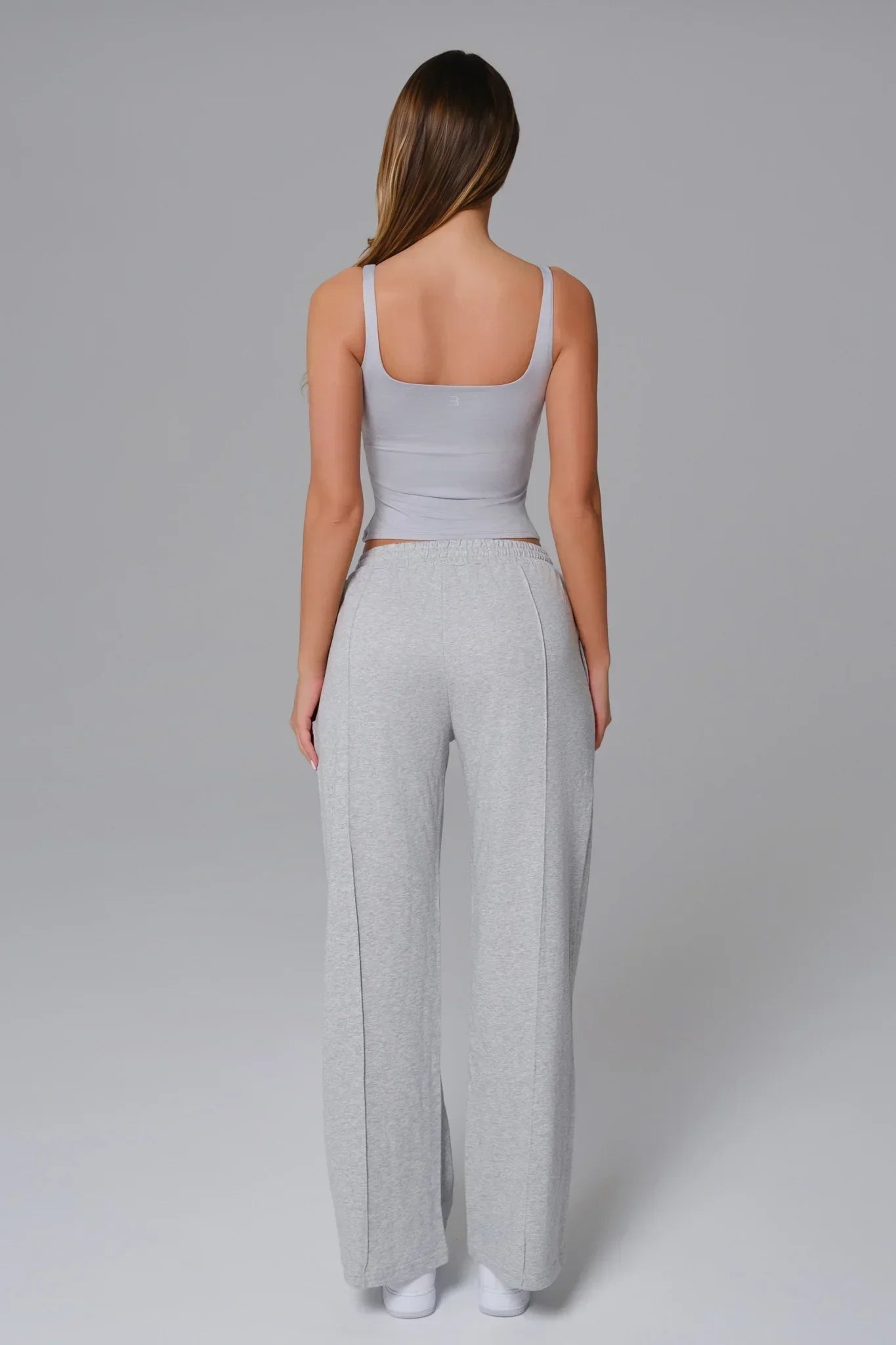 Ellie Sleeveless Top - Pebble Gray