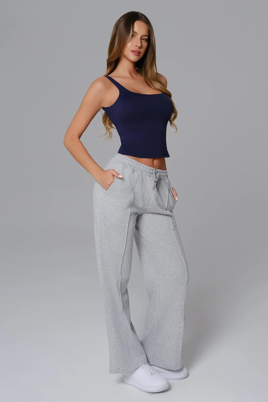 Ellie Sleeveless Top - Deep Navy
