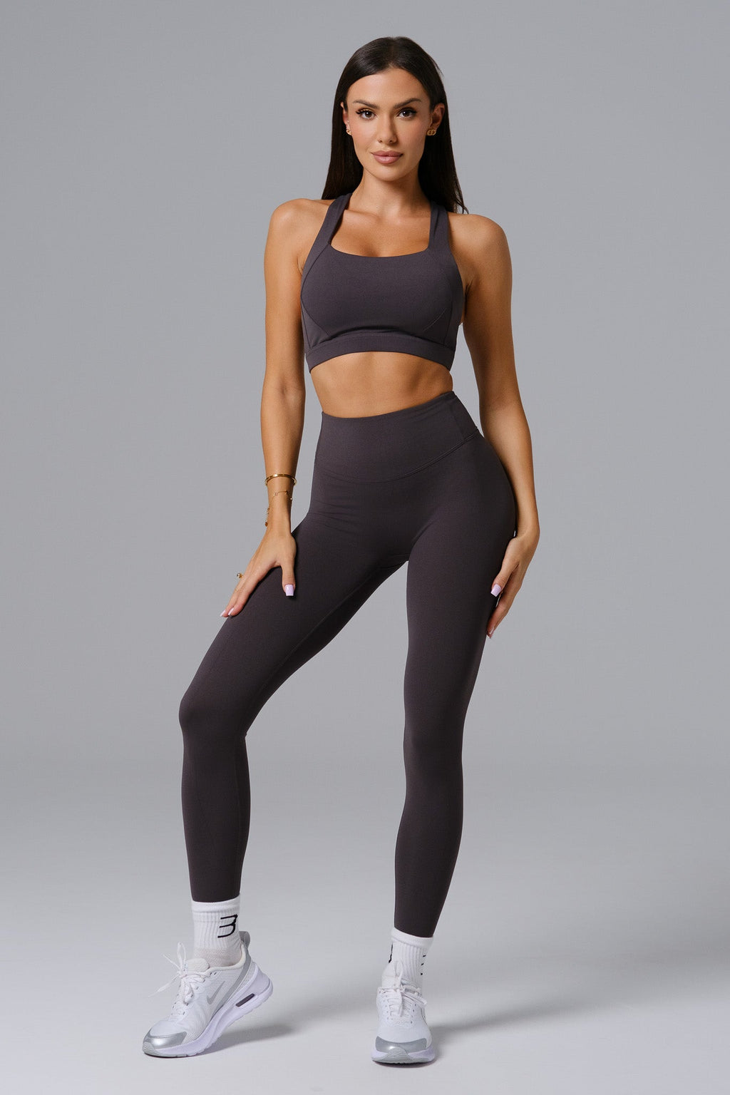 Conjunto Flex Leggings - Carvão