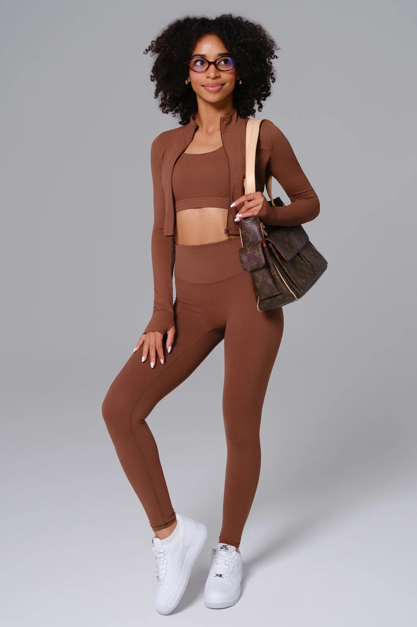Flex Leggings - Cocoa