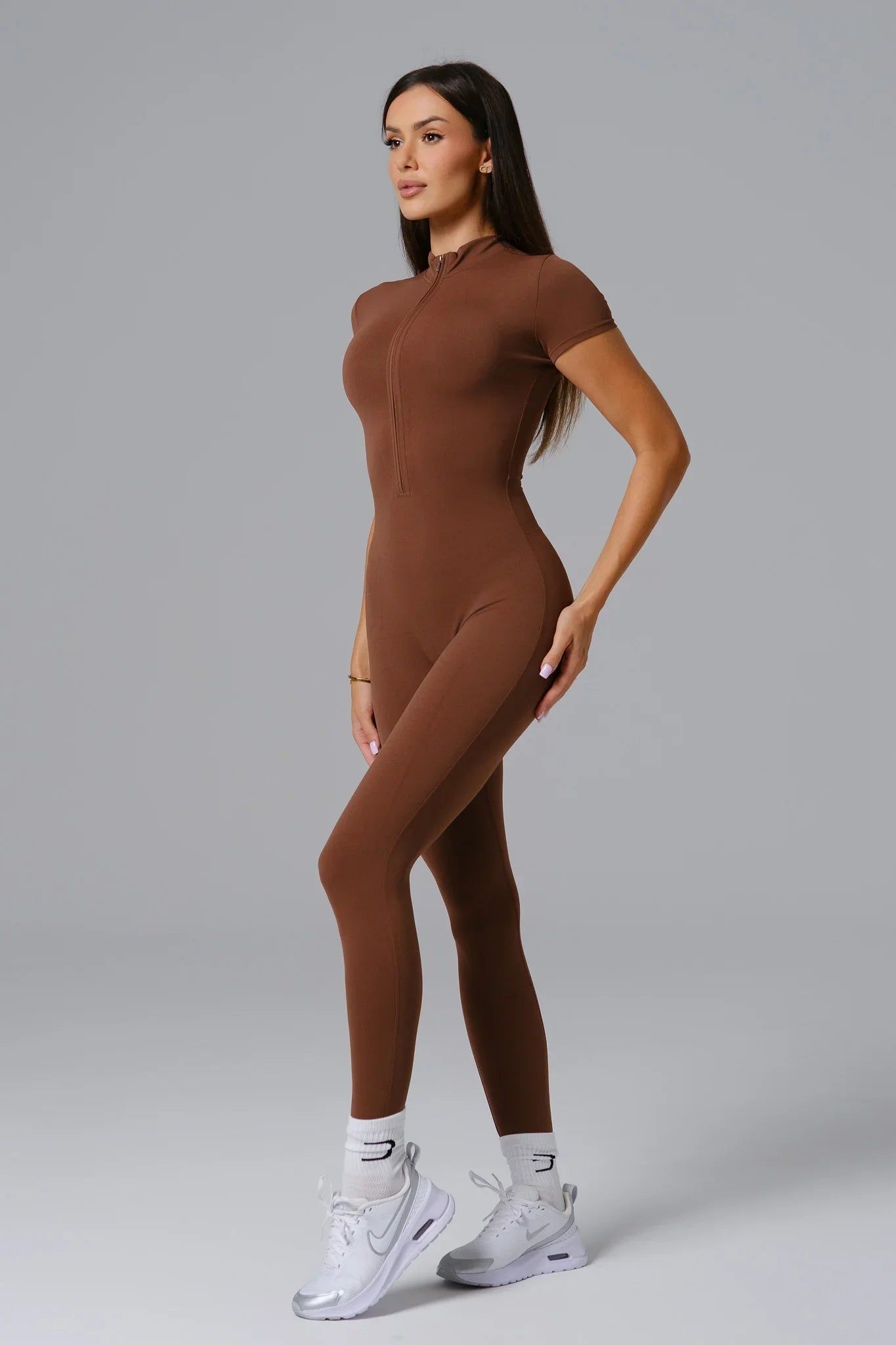 Hailey Jumpsuit - Cocoa