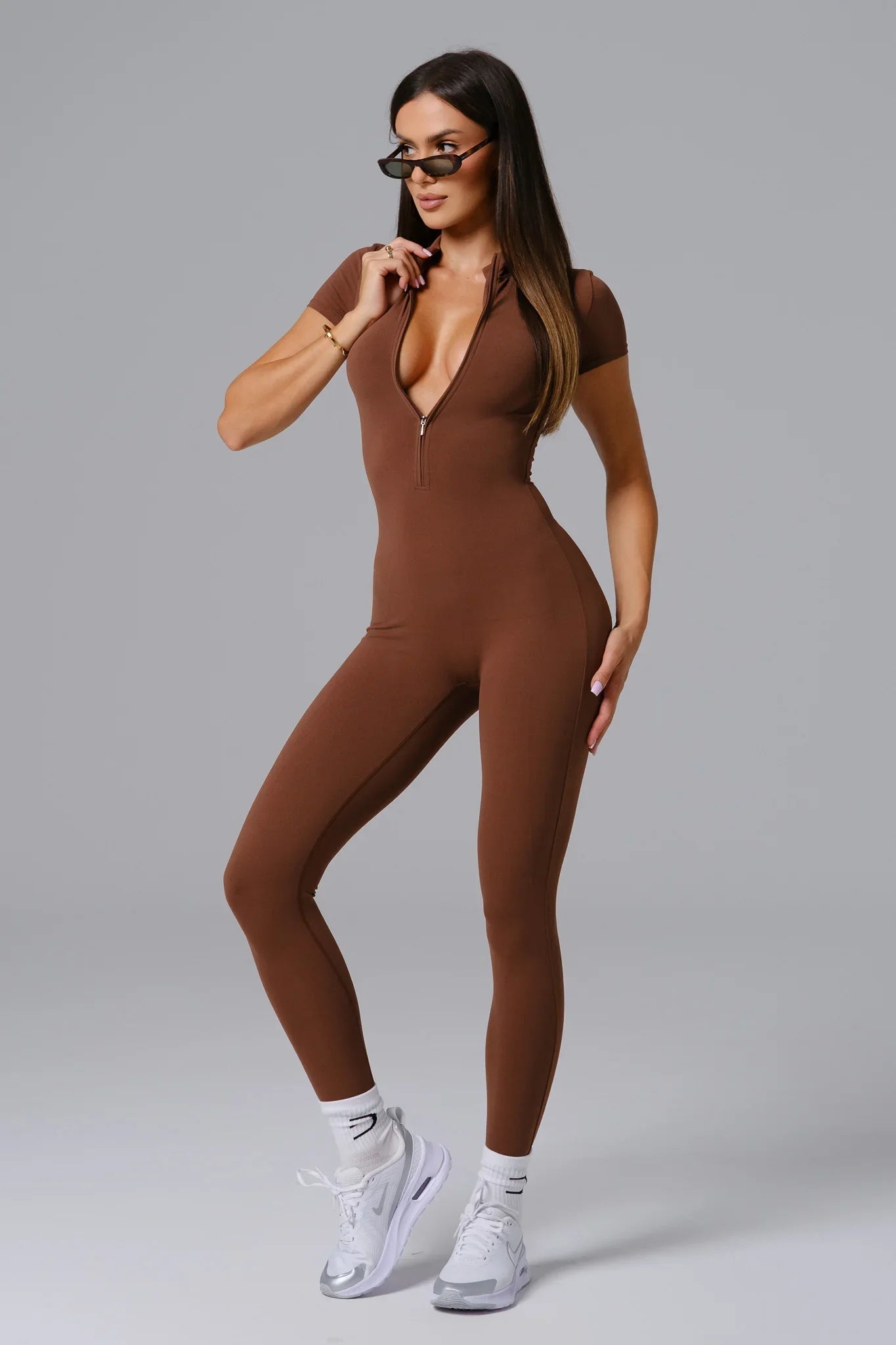 Hailey Jumpsuit - Cocoa