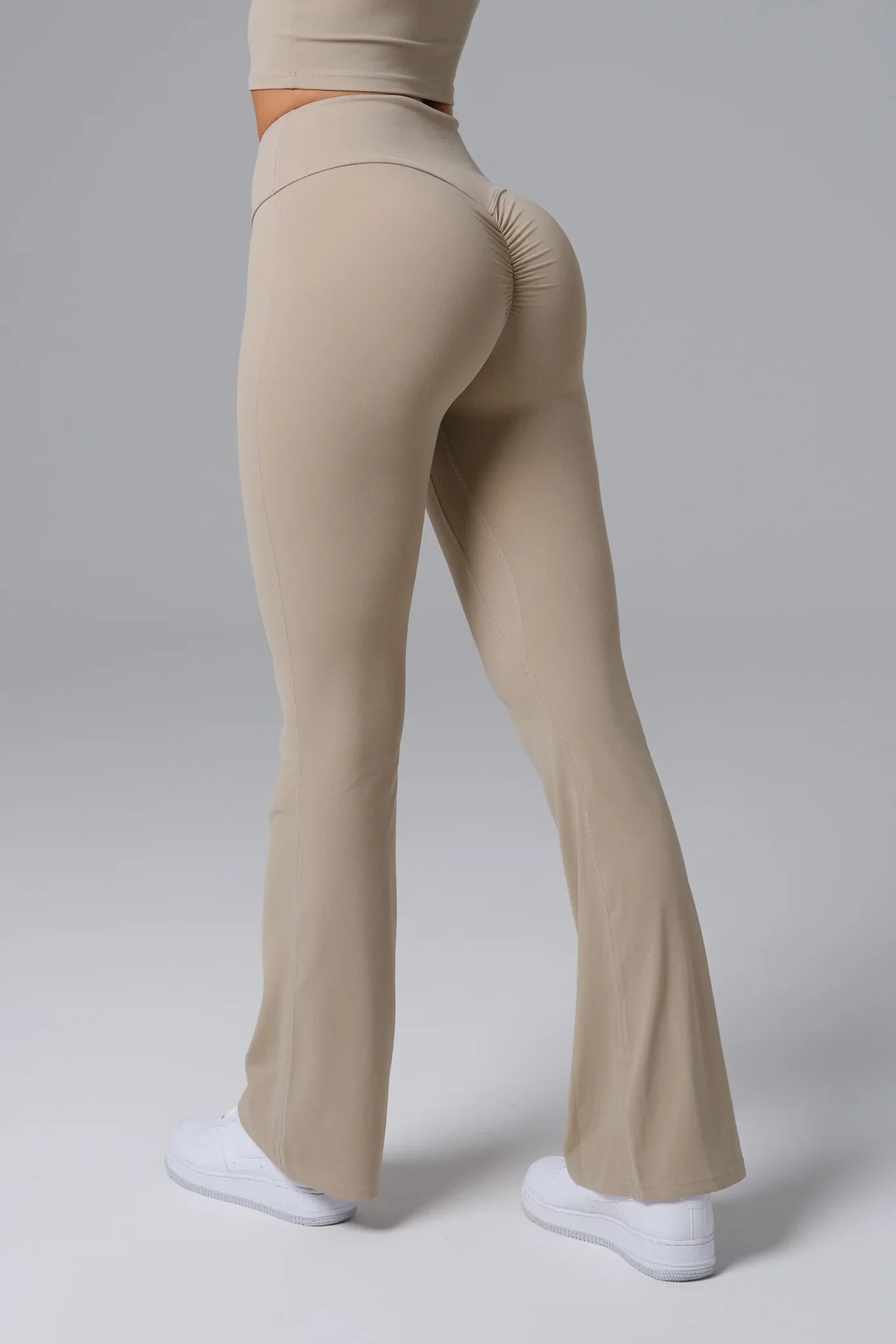 Conjunto Haven Manga Longa - Bege