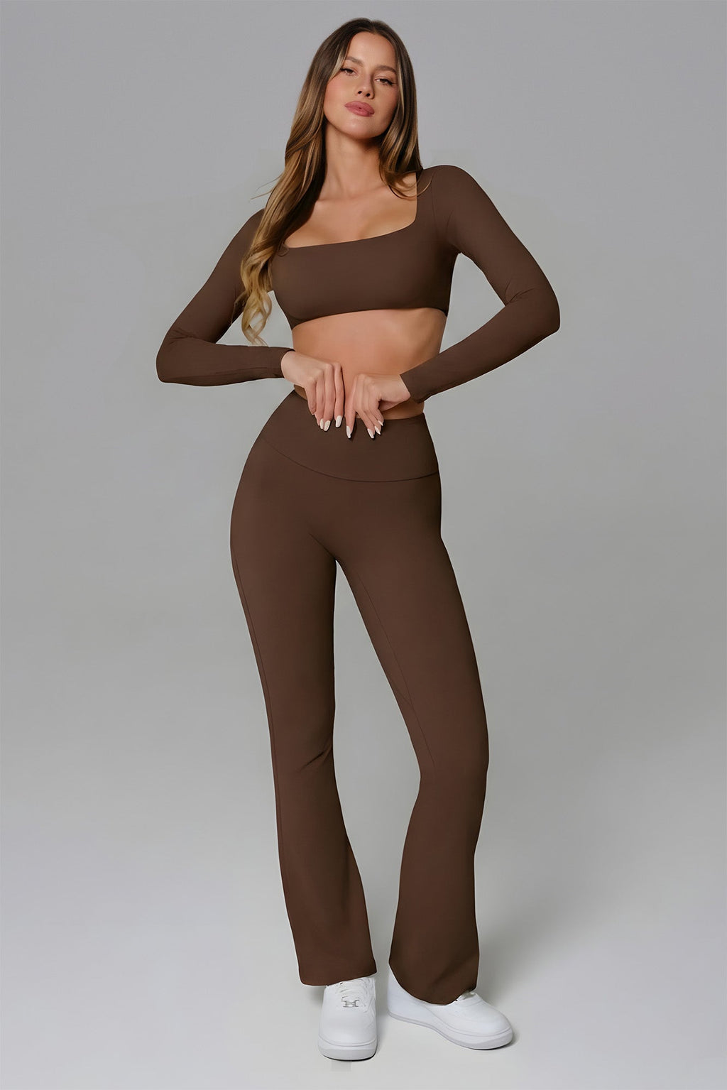 Conjunto Haven Manga Longa - Cacau