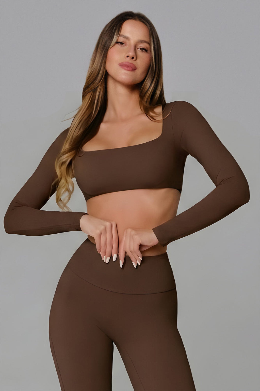 Haven Crop Top - Cocoa