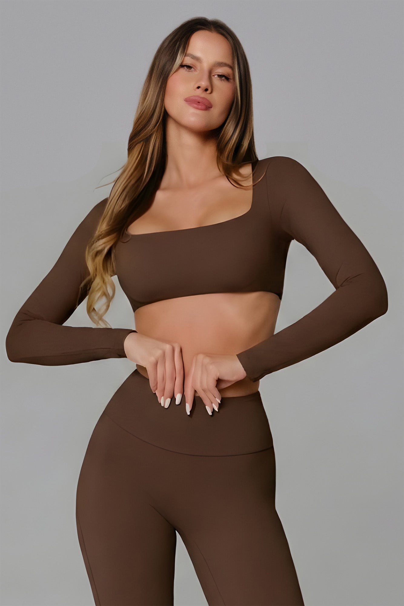 Haven Crop Top - Cocoa