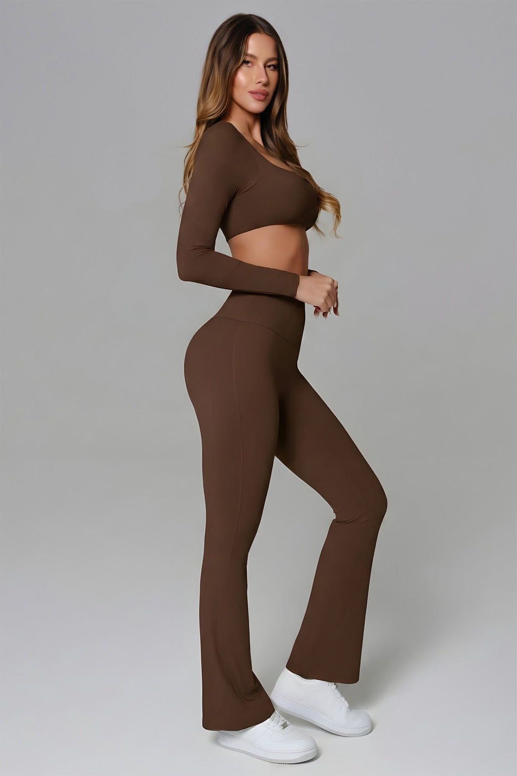 Conjunto Haven Manga Longa - Cacau