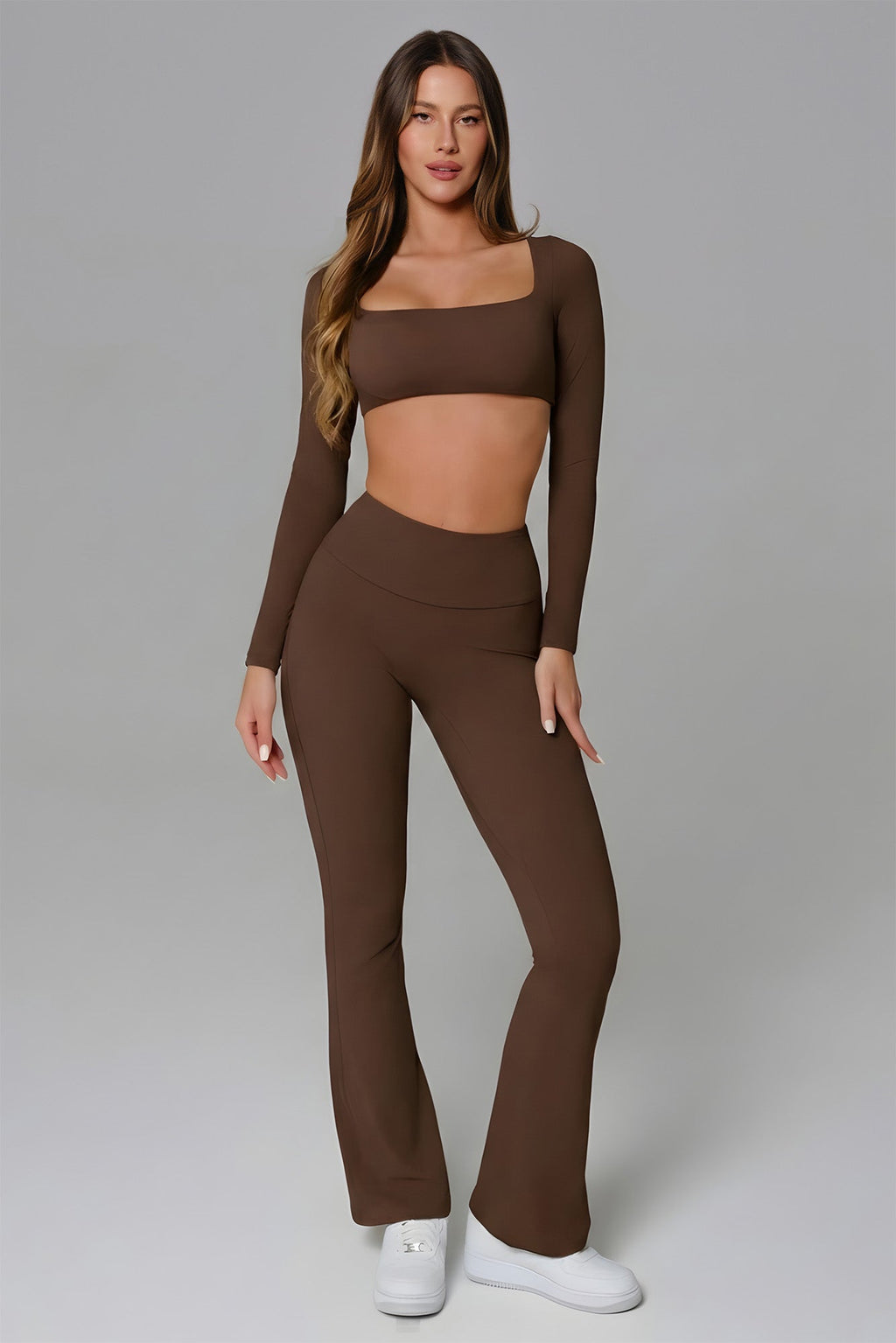 Conjunto Haven Manga Longa - Cacau