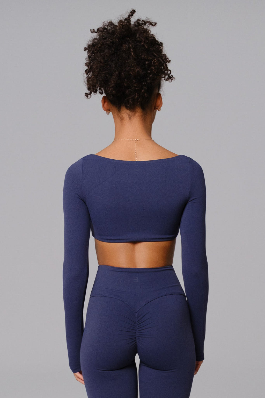 Haven Crop Top - Obsidian Blue