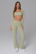 Conjunto Haven Manga Longa - Pistache